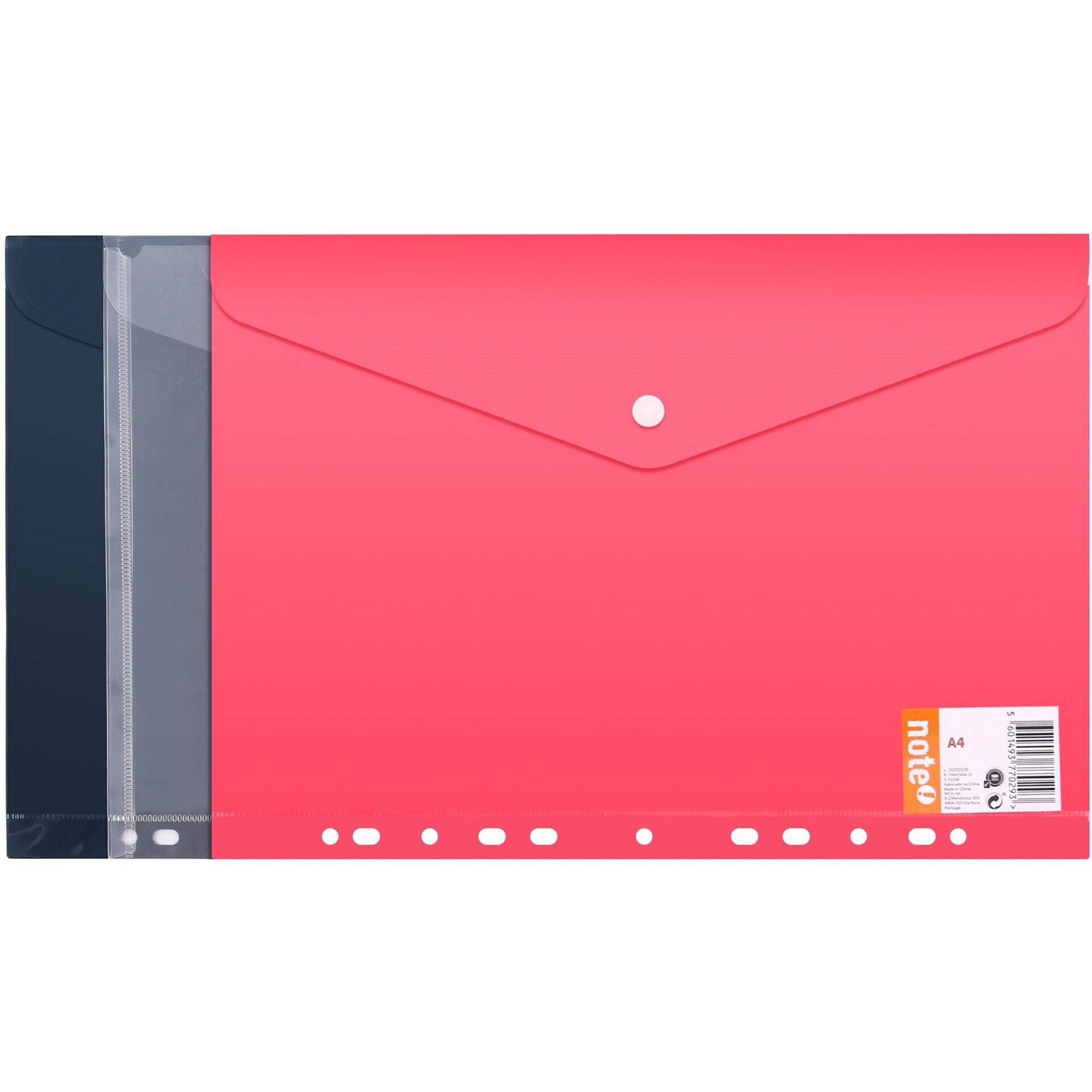 Classificador Envelope A4 com 11 Furos (várias cores)