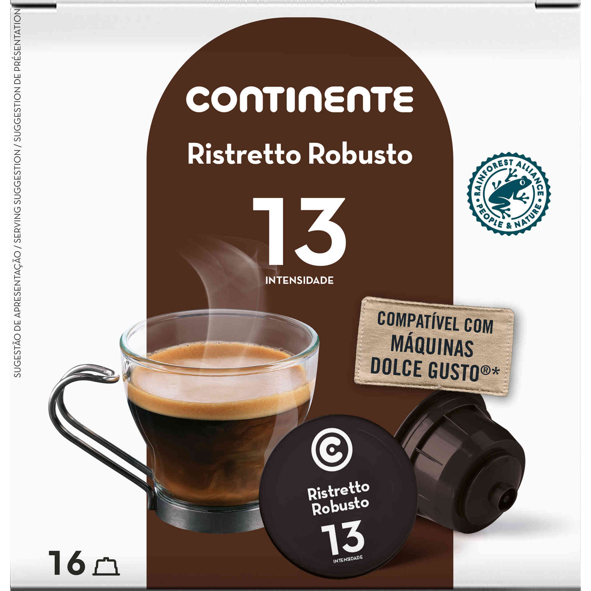 Cápsulas de Café Ristretto Robusto Int 13
