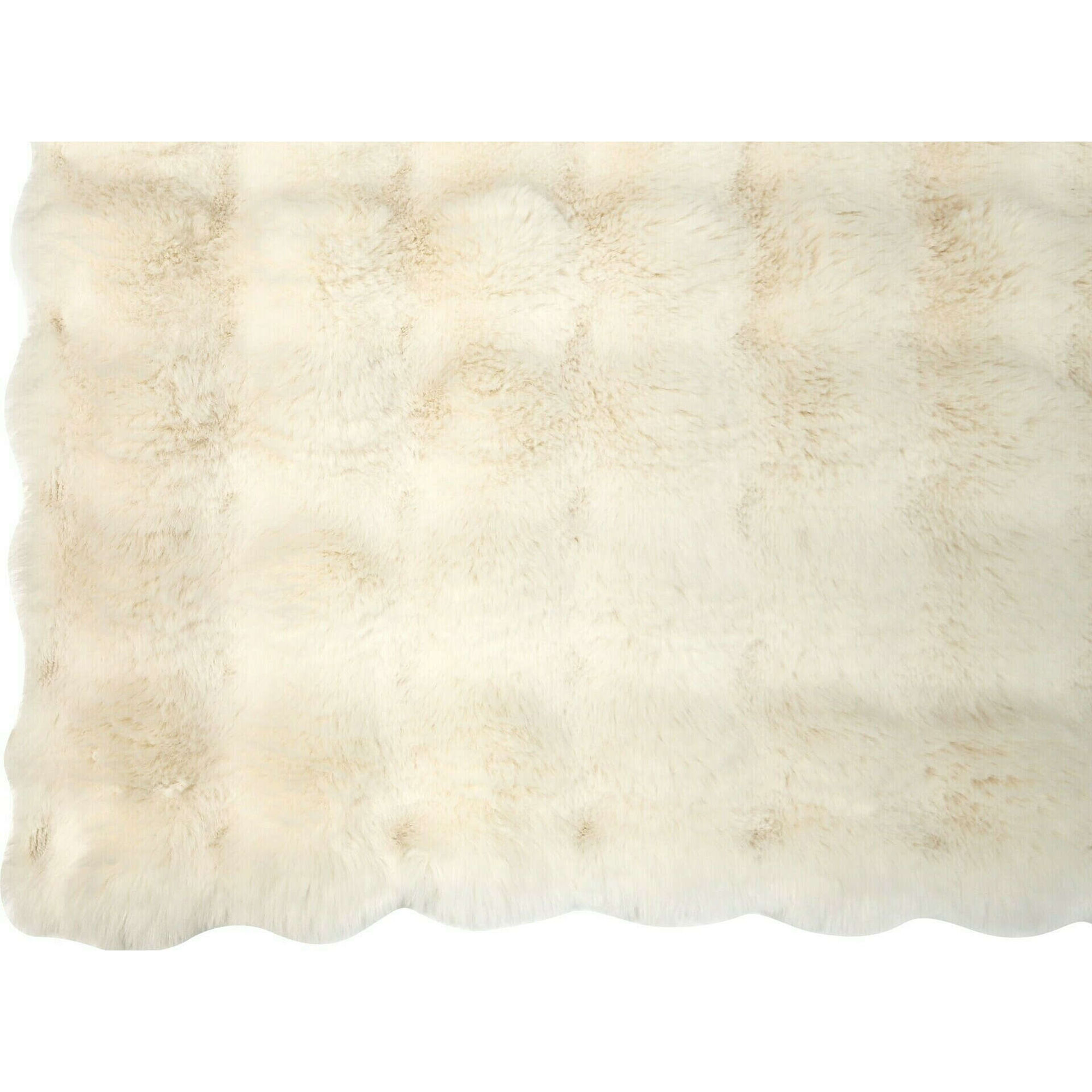 Manta Efeito Pelo 130x160cm Branca Kasa