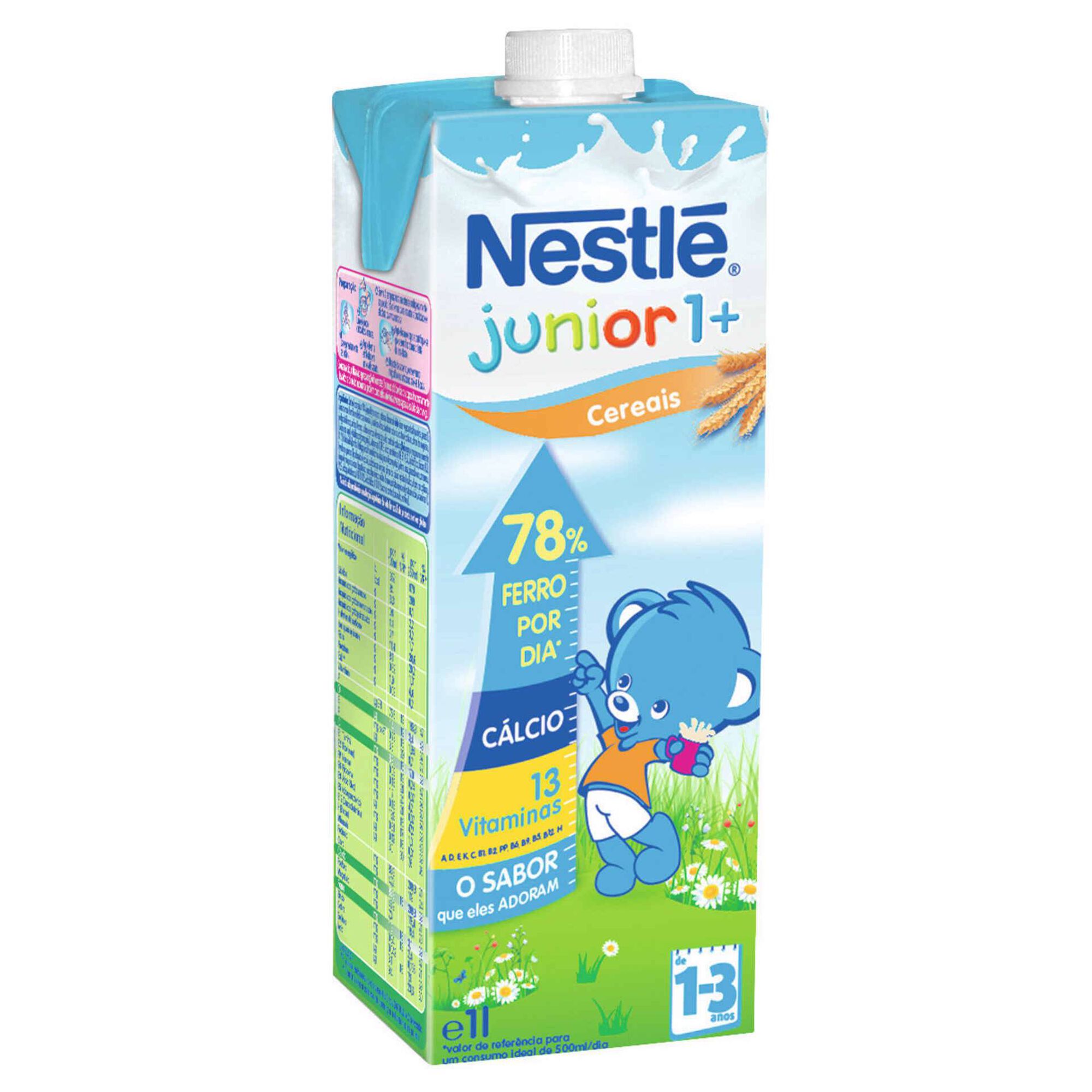 Bebida Láctea com Sabor a Cereais Junior 1 a 3 Anos Bebida Láctea com Sabor a Cereais Junior 1 a 3 Anos