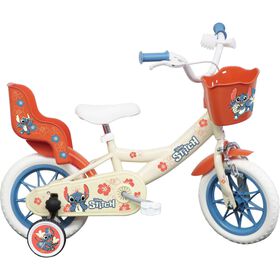 Bicicleta de Criança com Cesto 12'' 3-5 Anos Stitch Bicicleta de Criança com Cesto 12'' 3-5 Anos Stitch