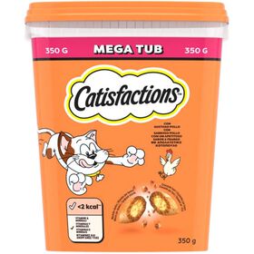 Snack para Gato J&uacute;nior e Adulto Frango Mega Tube Catisfactions