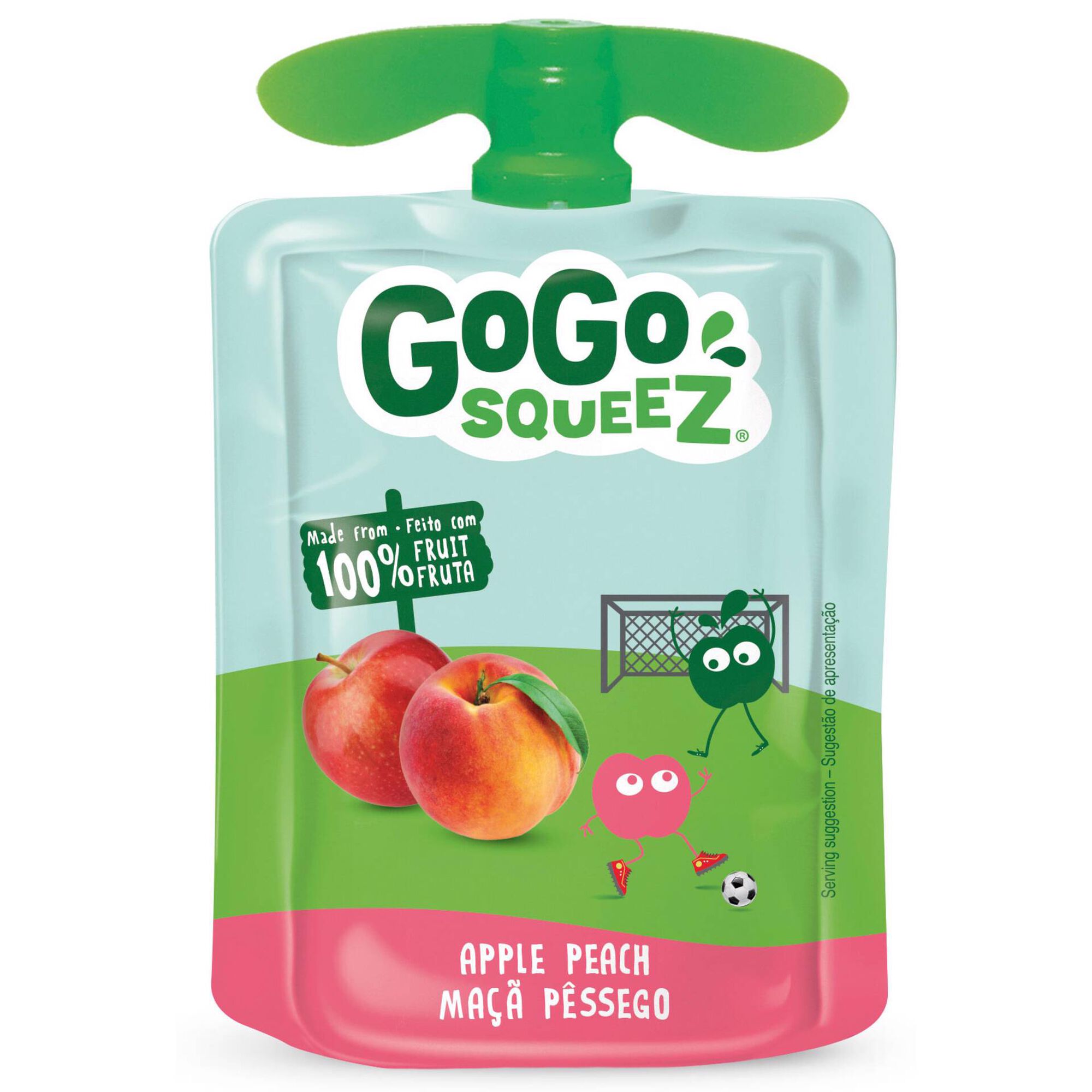 Saqueta de Fruta Maçã e Pêssego Saqueta de Fruta Maçã e Pêssego