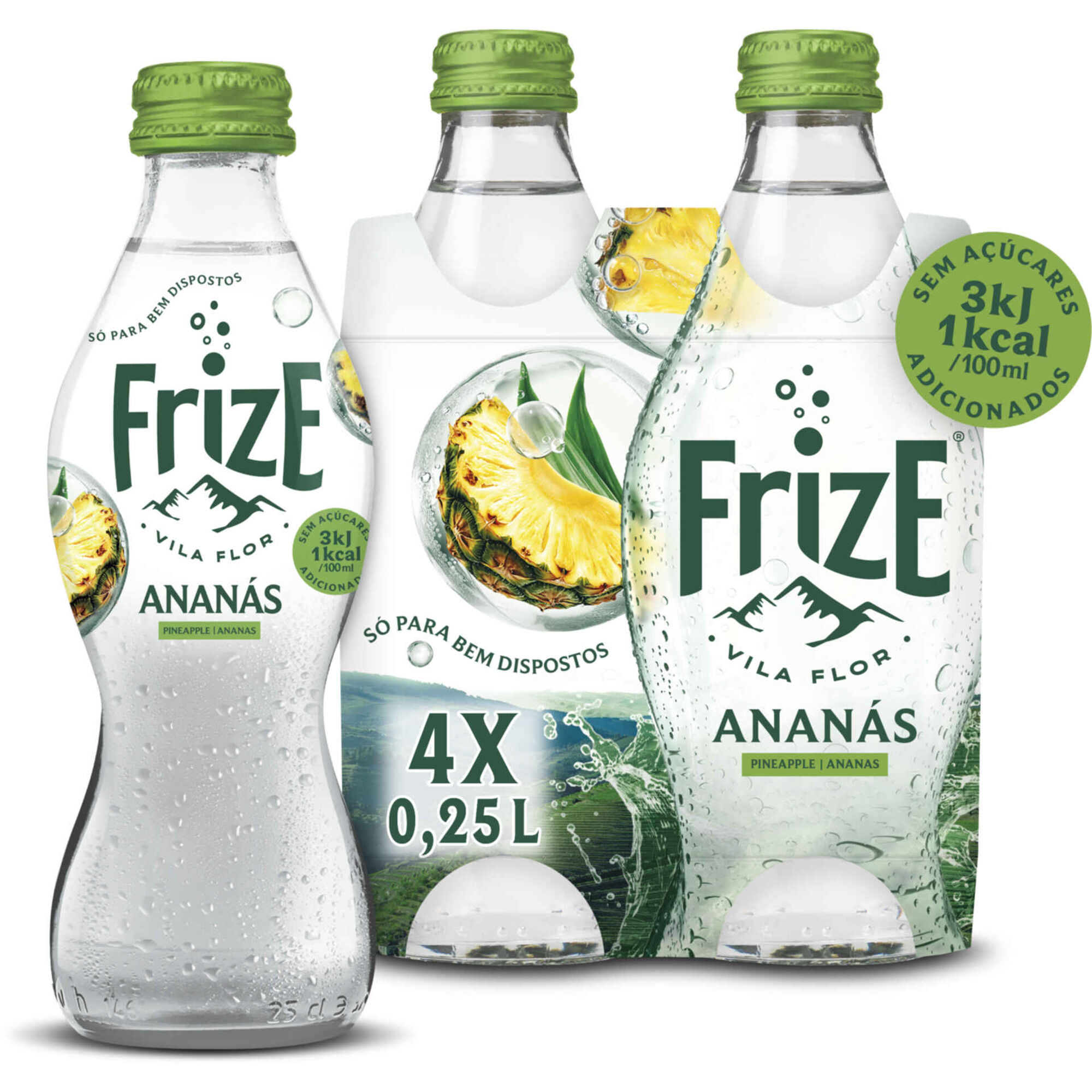 &Aacute;gua com G&aacute;s Anan&aacute;s Frize