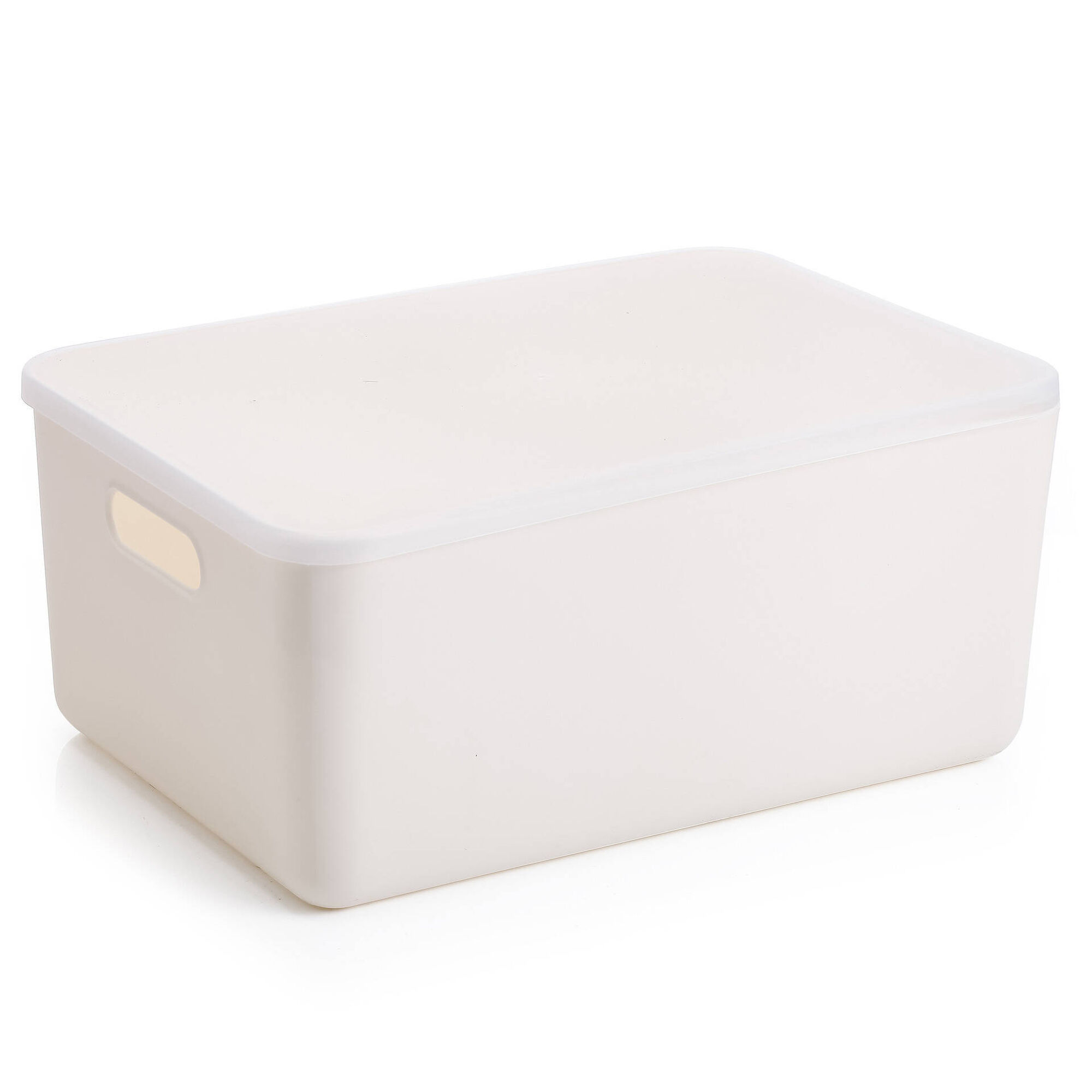 Caixa Arruma&ccedil;&atilde;o Pl&aacute;stico Branca