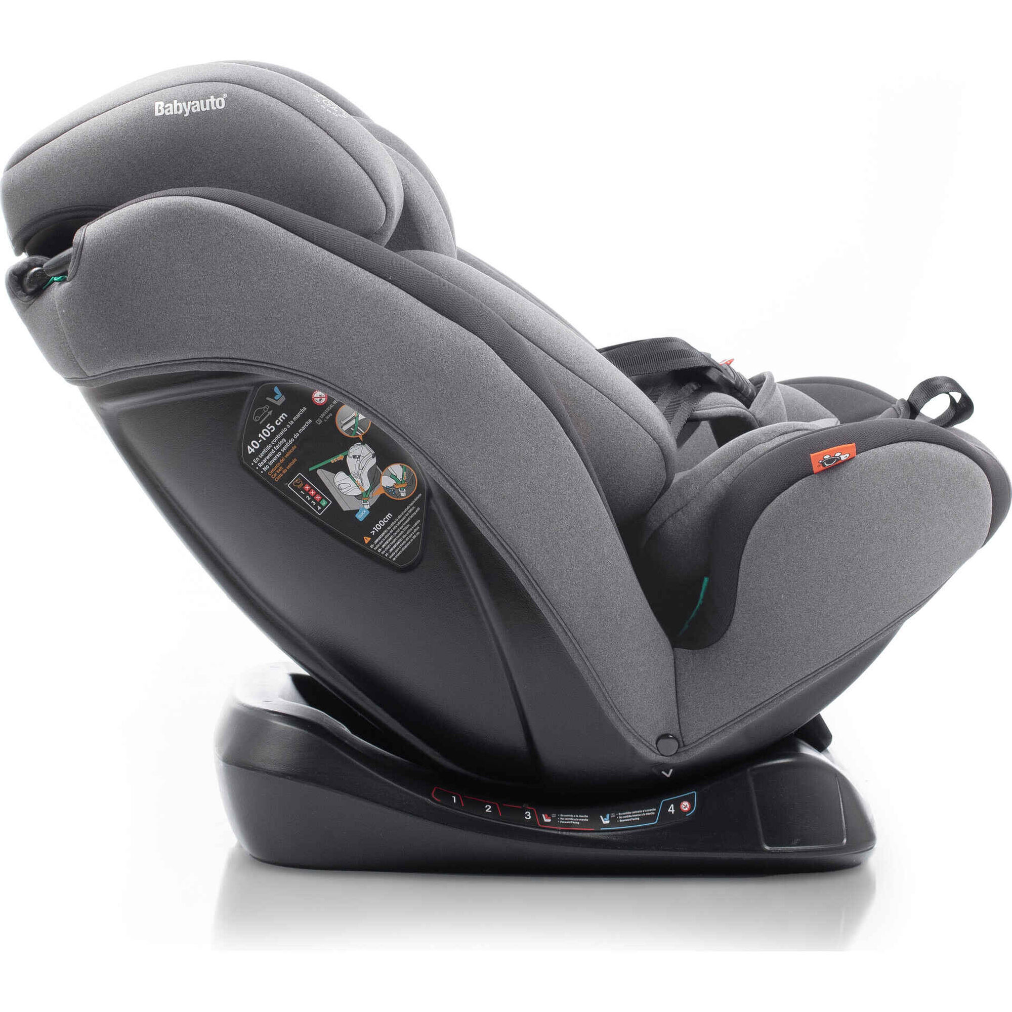 Cadeira Auto I-Size 40-150cm Lolo Belt Cinza