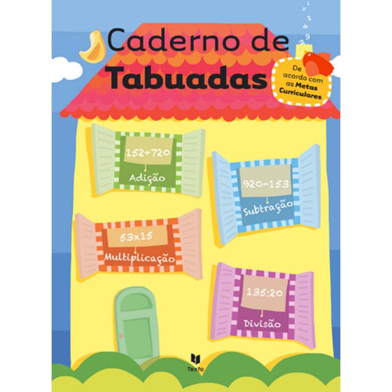 Caderno de Tabuada 3.º e 4.º Anos