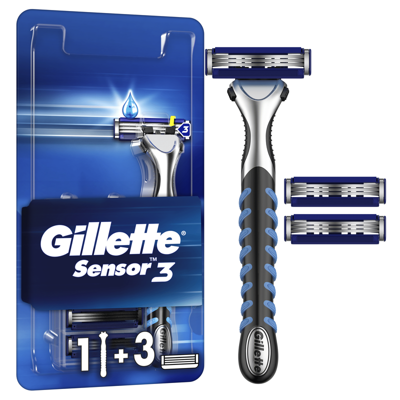 Lâminas Descartáveis Sensor3 Razor Gillette