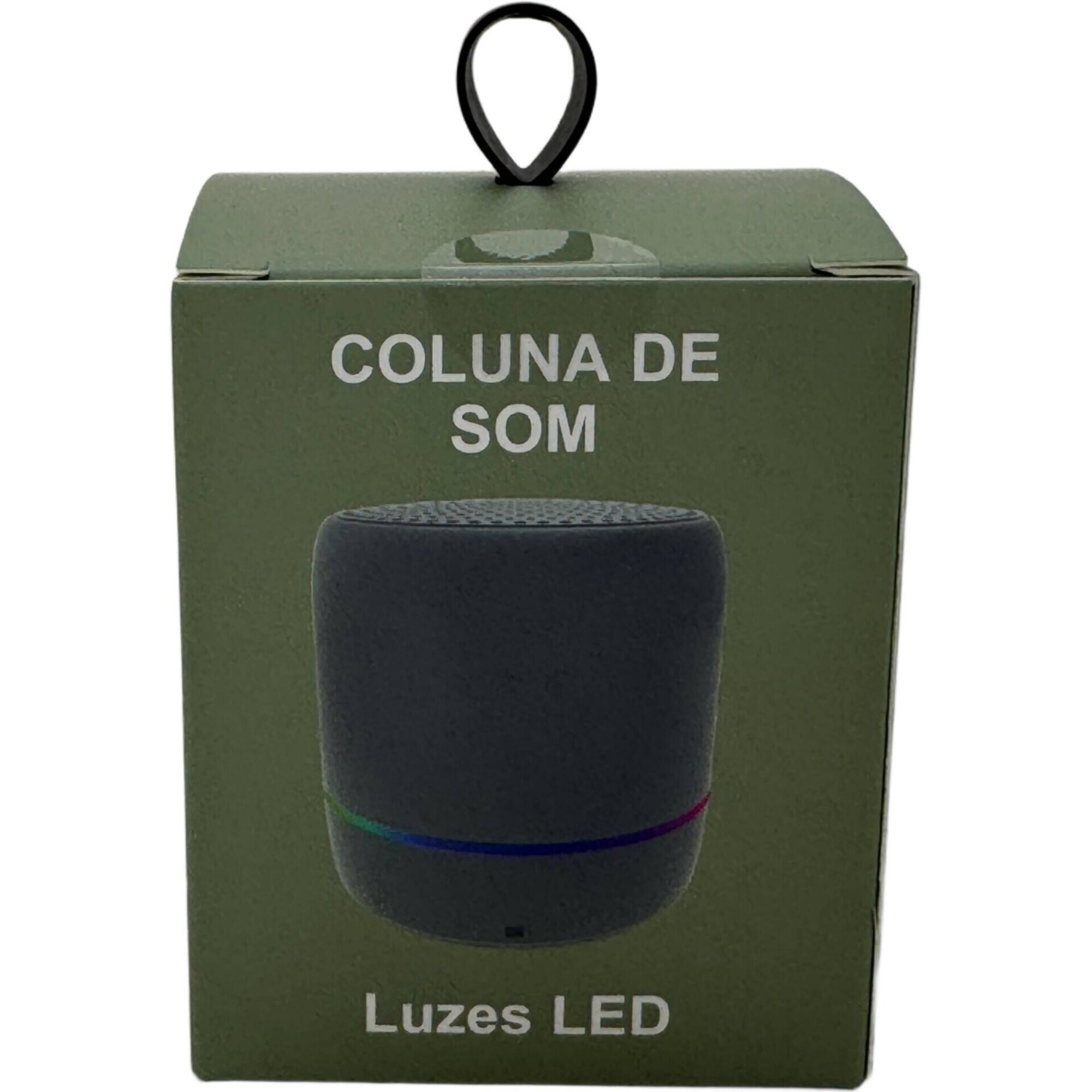 Coluna de Som Bluetooth Verde Fusion Bazar&atilde;o