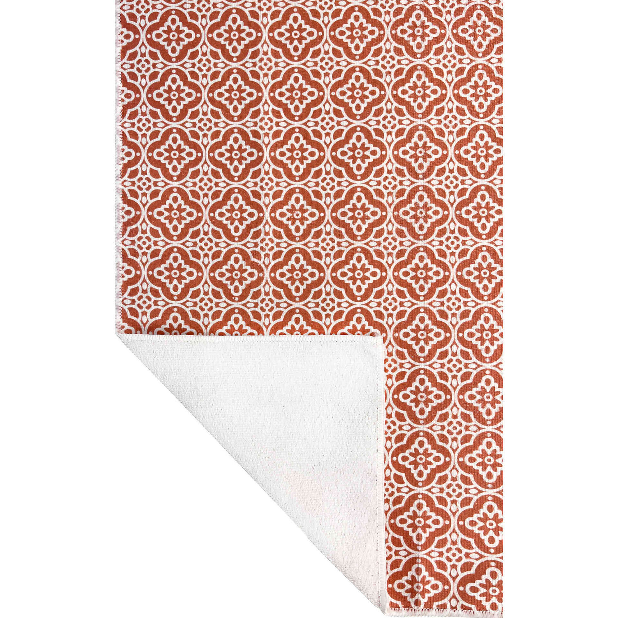 Conjunto 3 Panos Microfibra Terracota Kasa