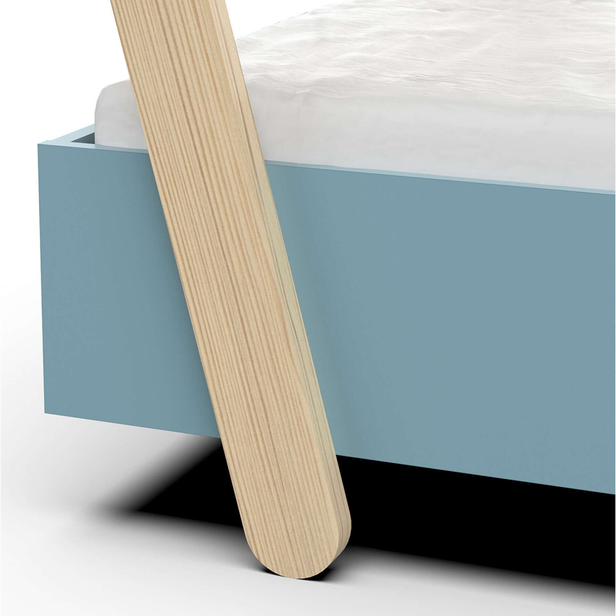 Cama Tenda 223,2x105,5x129,7cm Natural e Azul Lodge