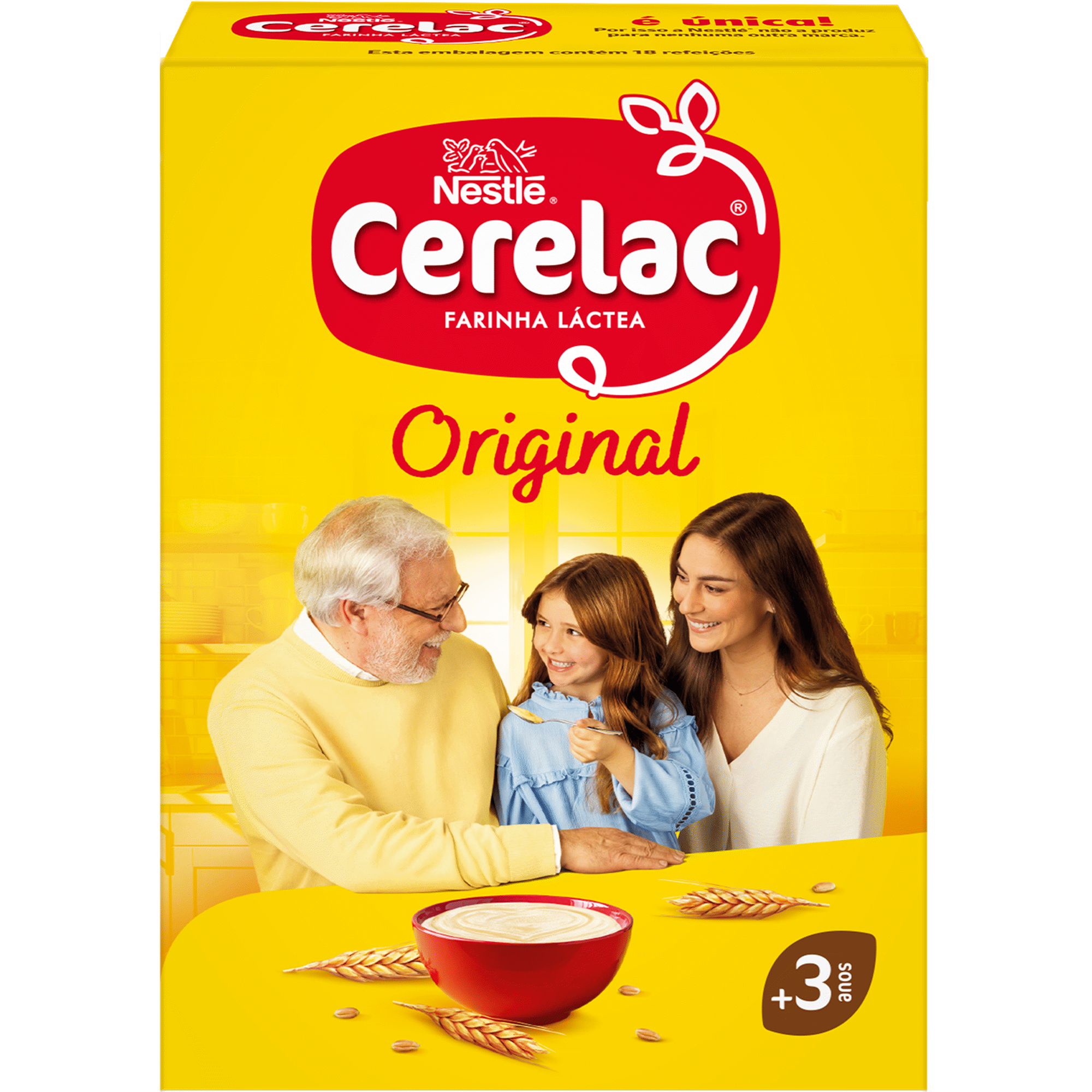 Papa Infantil Farinha L&aacute;ctea +3A Cerelac