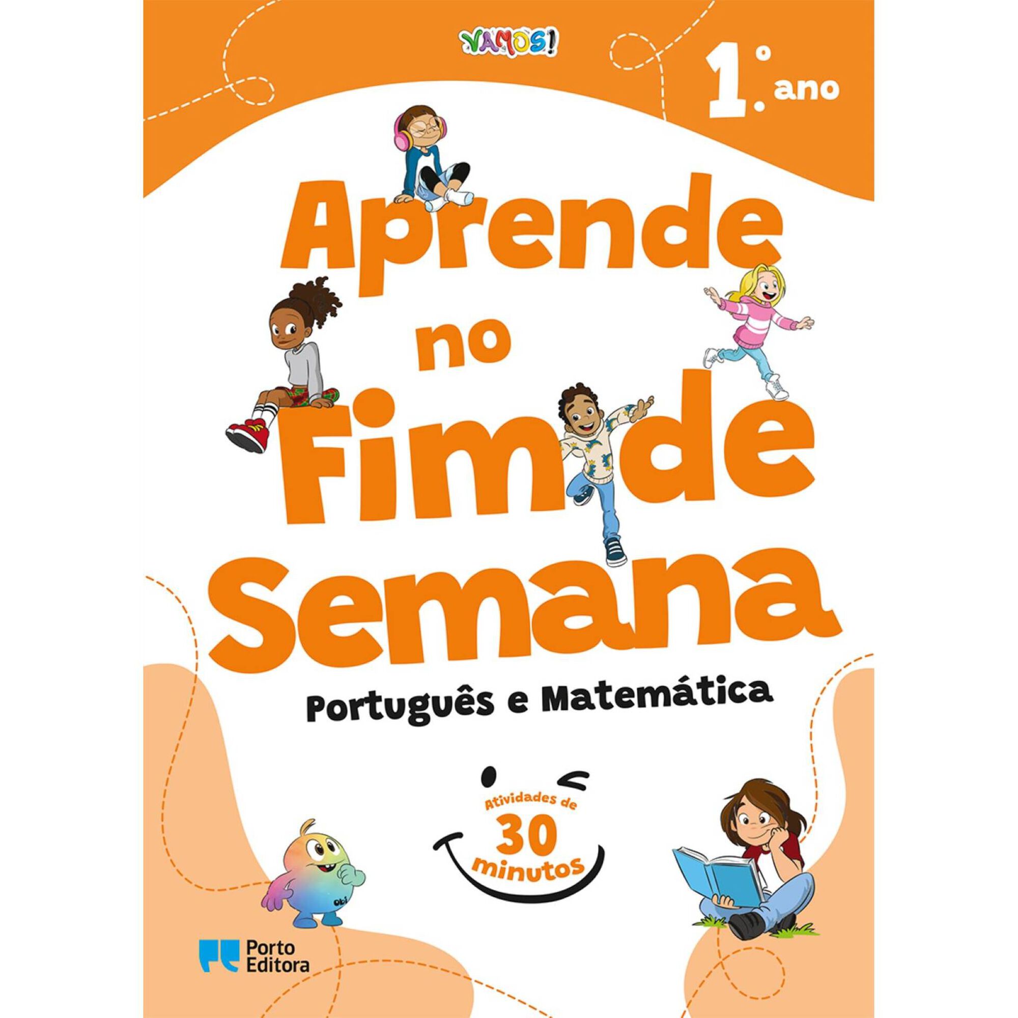 VAMOS! - Aprende no Fim de Semana - Portugu&ecirc;s e Matem&aacute;tica - 1.&ordm; Ano