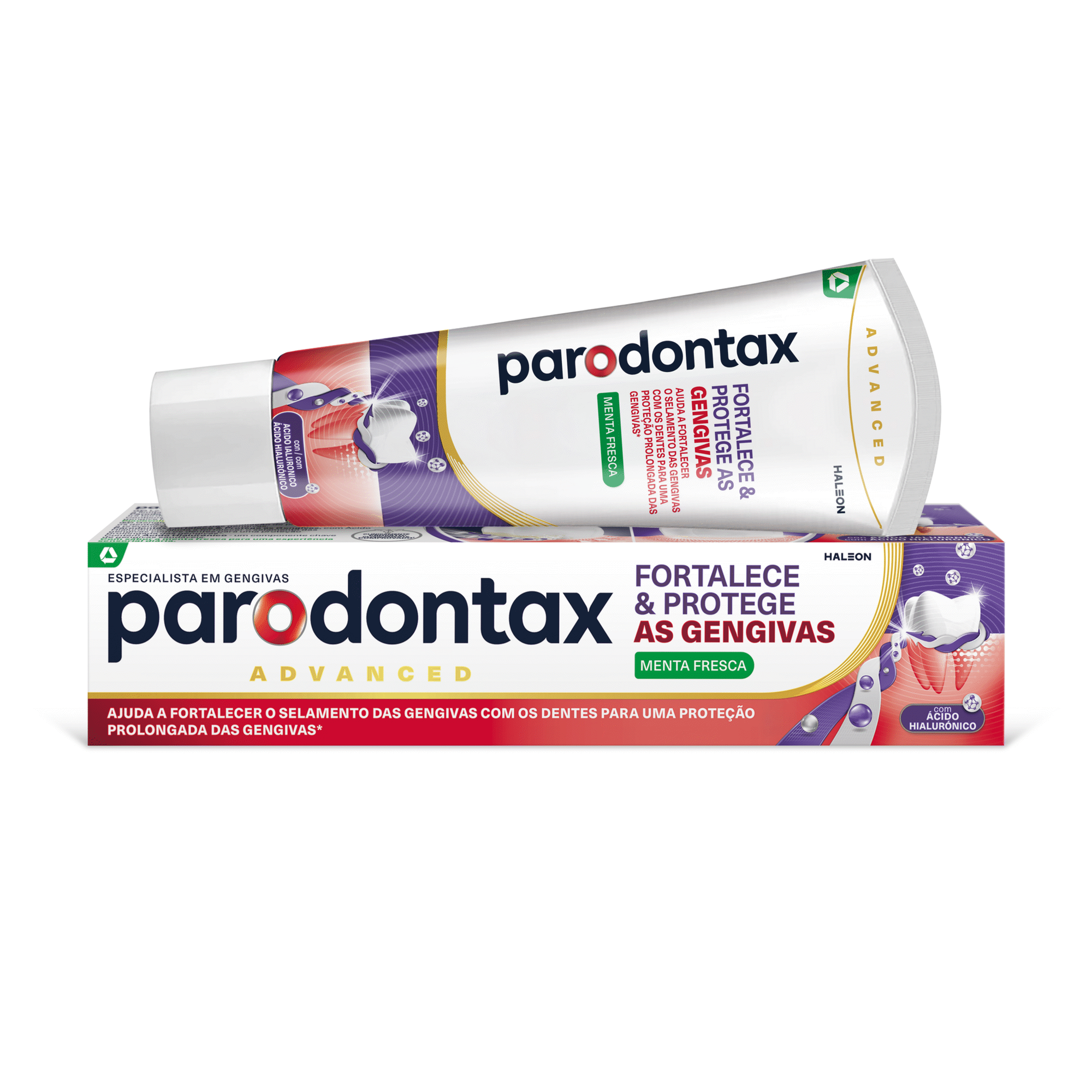 Pasta de Dentes Advanced Menta Fresca Hialur&oacute;nico Paradontax