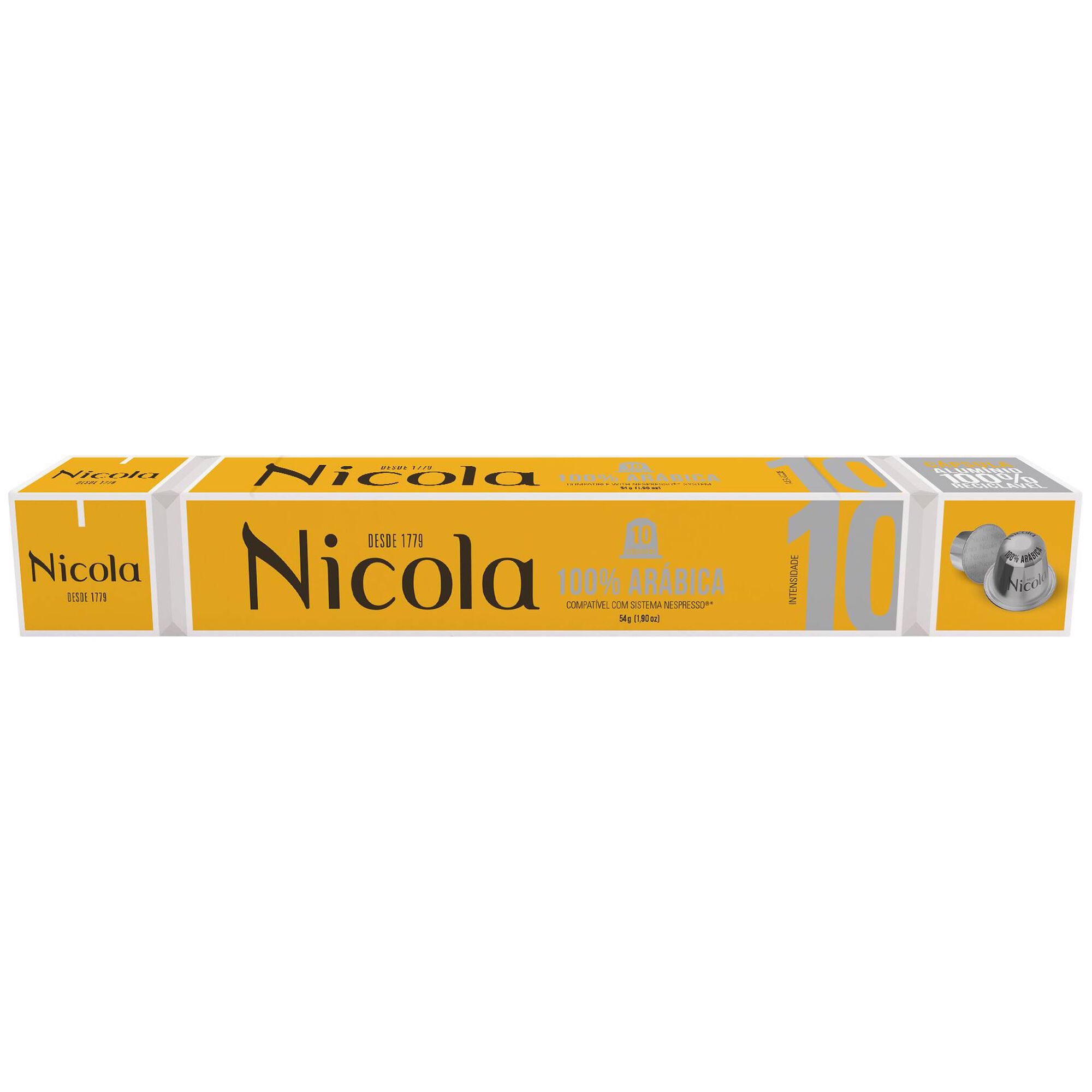 Cápsulas de Café 100% Arábica Int 10
