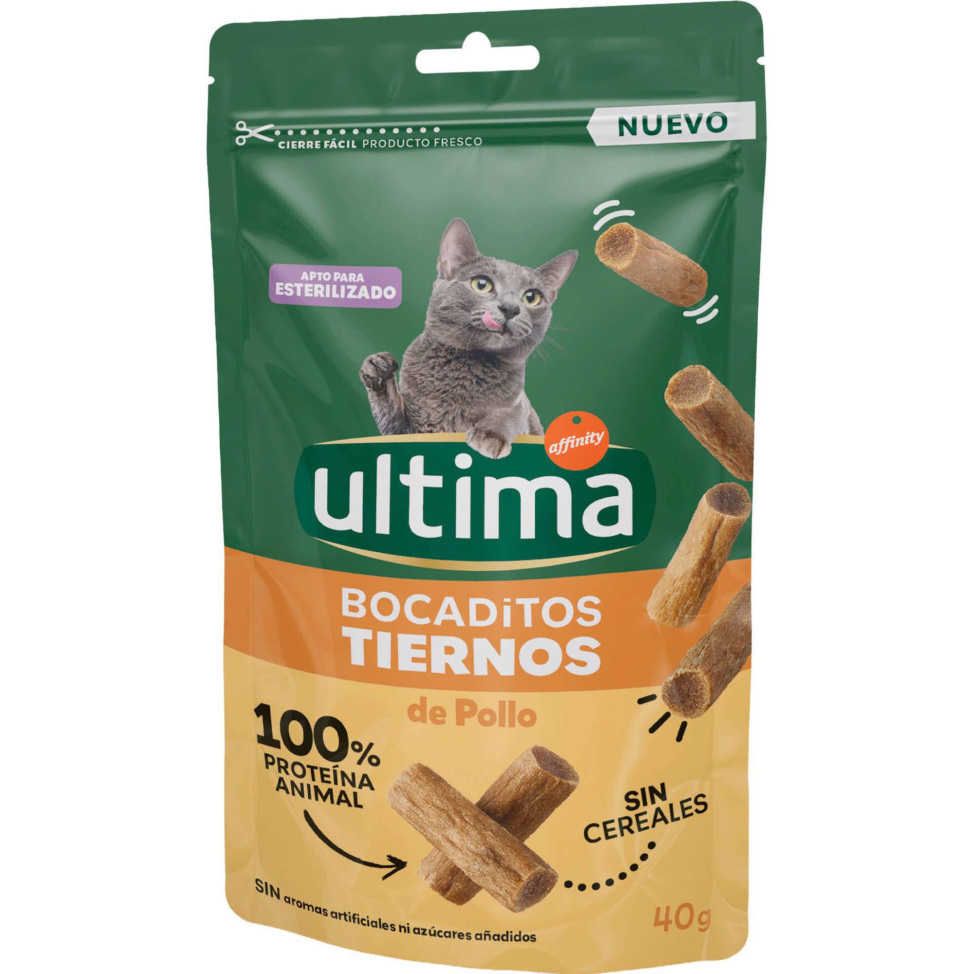 Snack para Gato Adulto Frango Affinity Ultima Nature