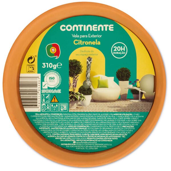 Ambientador Vela Citronela Minnie Continente