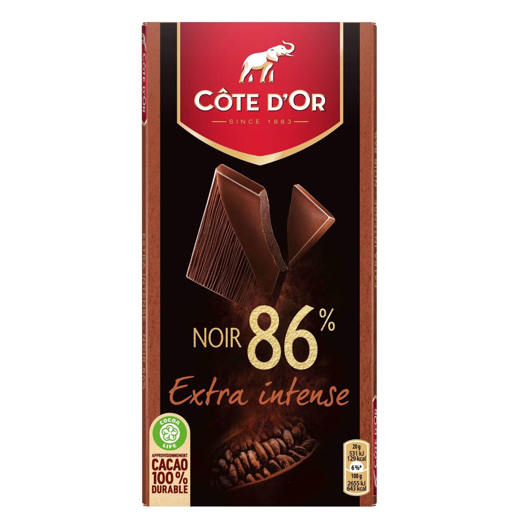 Tablete de Chocolate Negro 86% Cacau