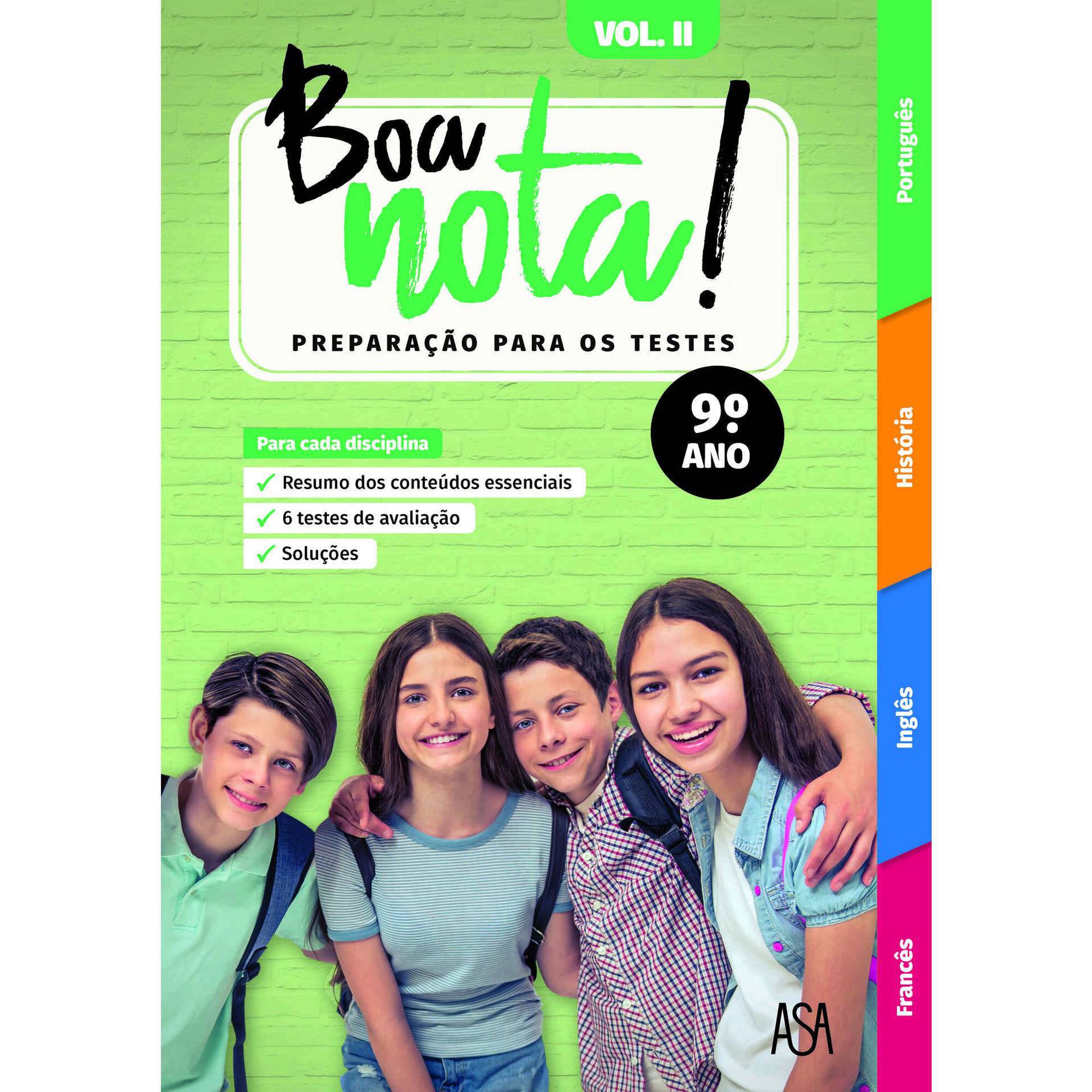 Boa Nota! Preparação Para os Testes - 9º Ano (volume 2)