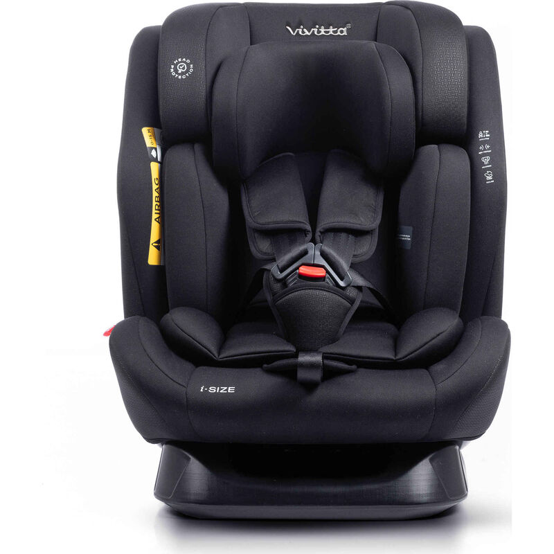 Cadeira Auto I-Size 40-150cm Preta Eder Vivitta