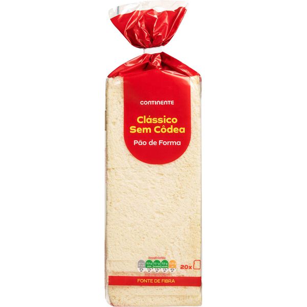 Pão de Forma sem Côdea Continente