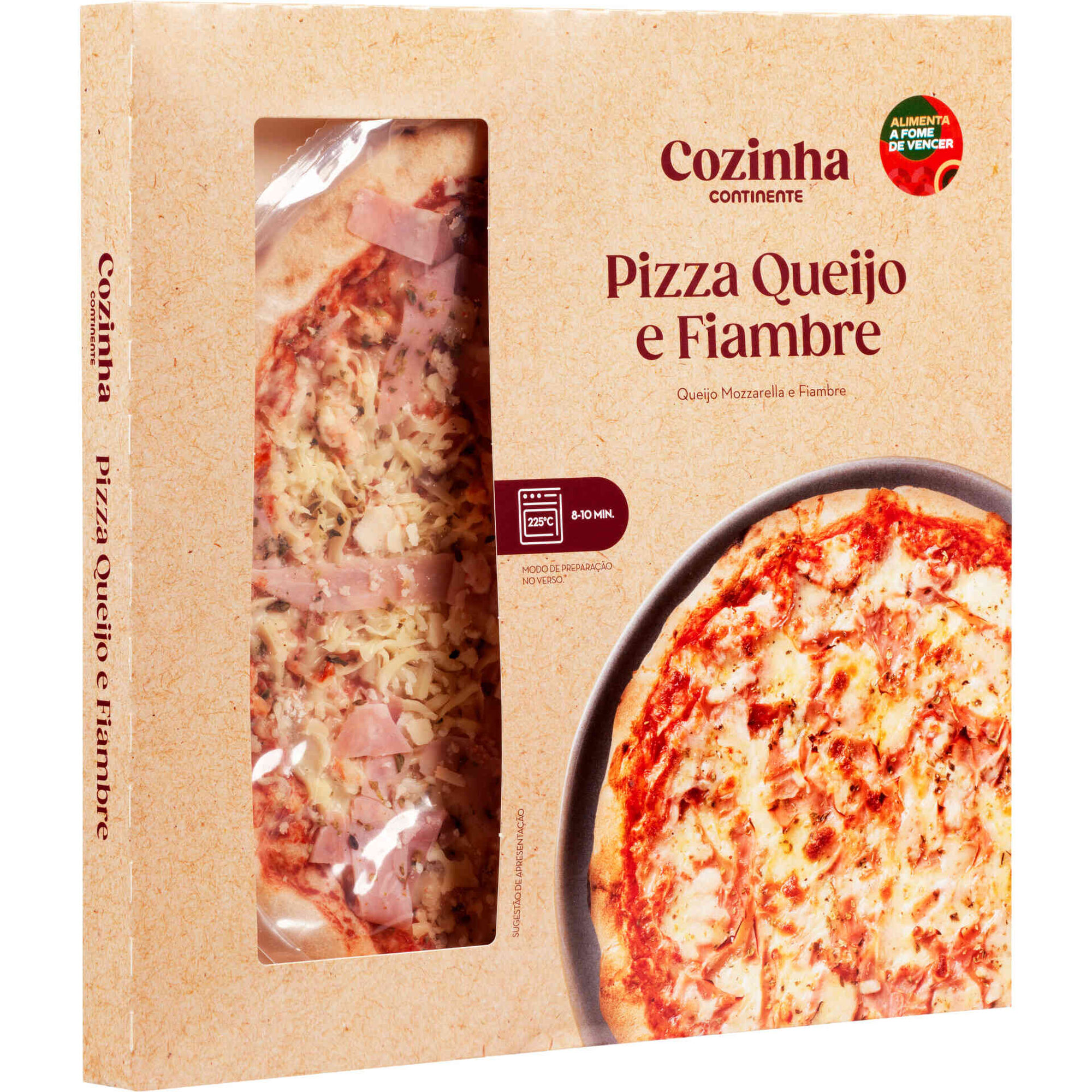 Pizza Fresca Queijo e Fiambre Cozinha Continente