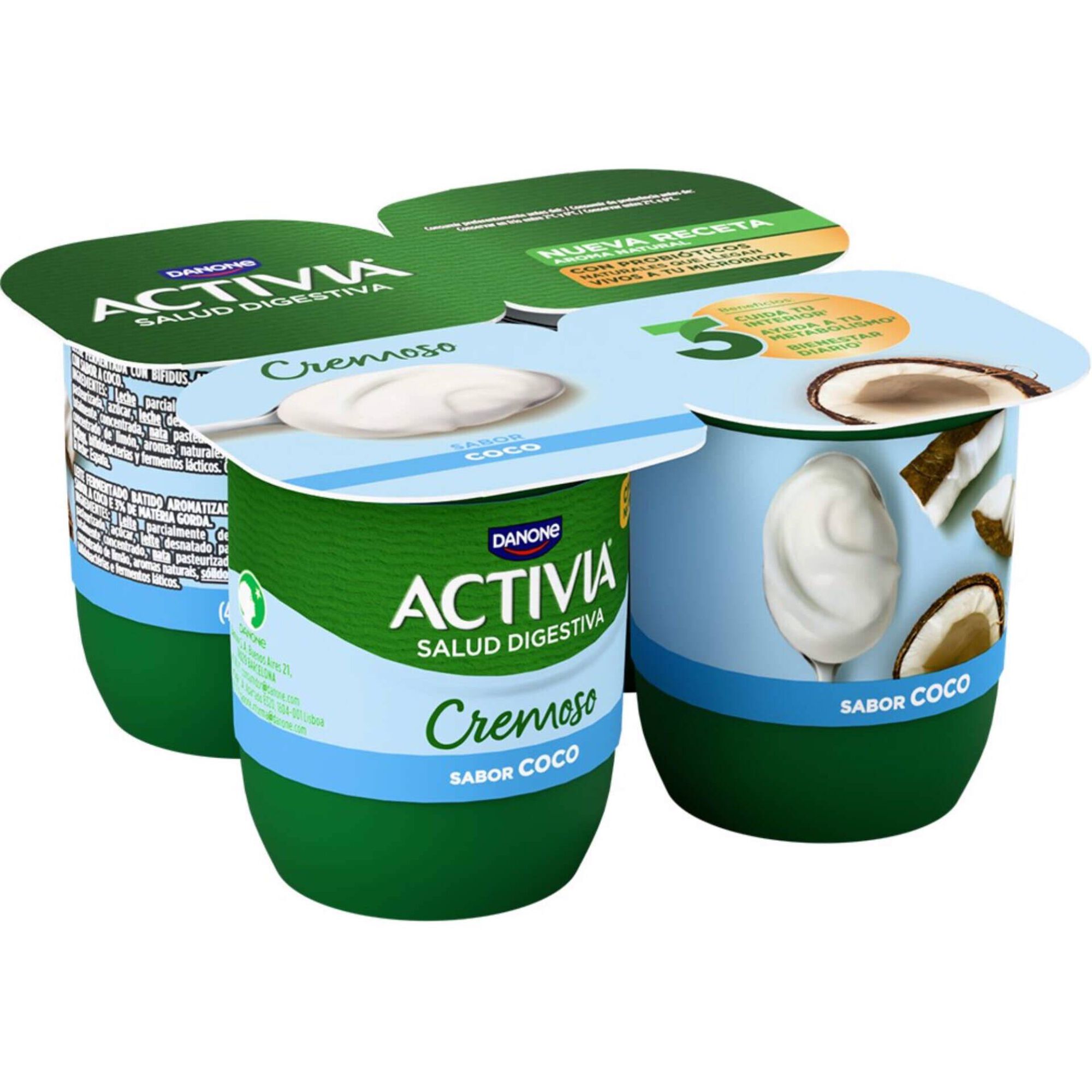 Iogurte Bifidus Cremoso Coco Activia Danone