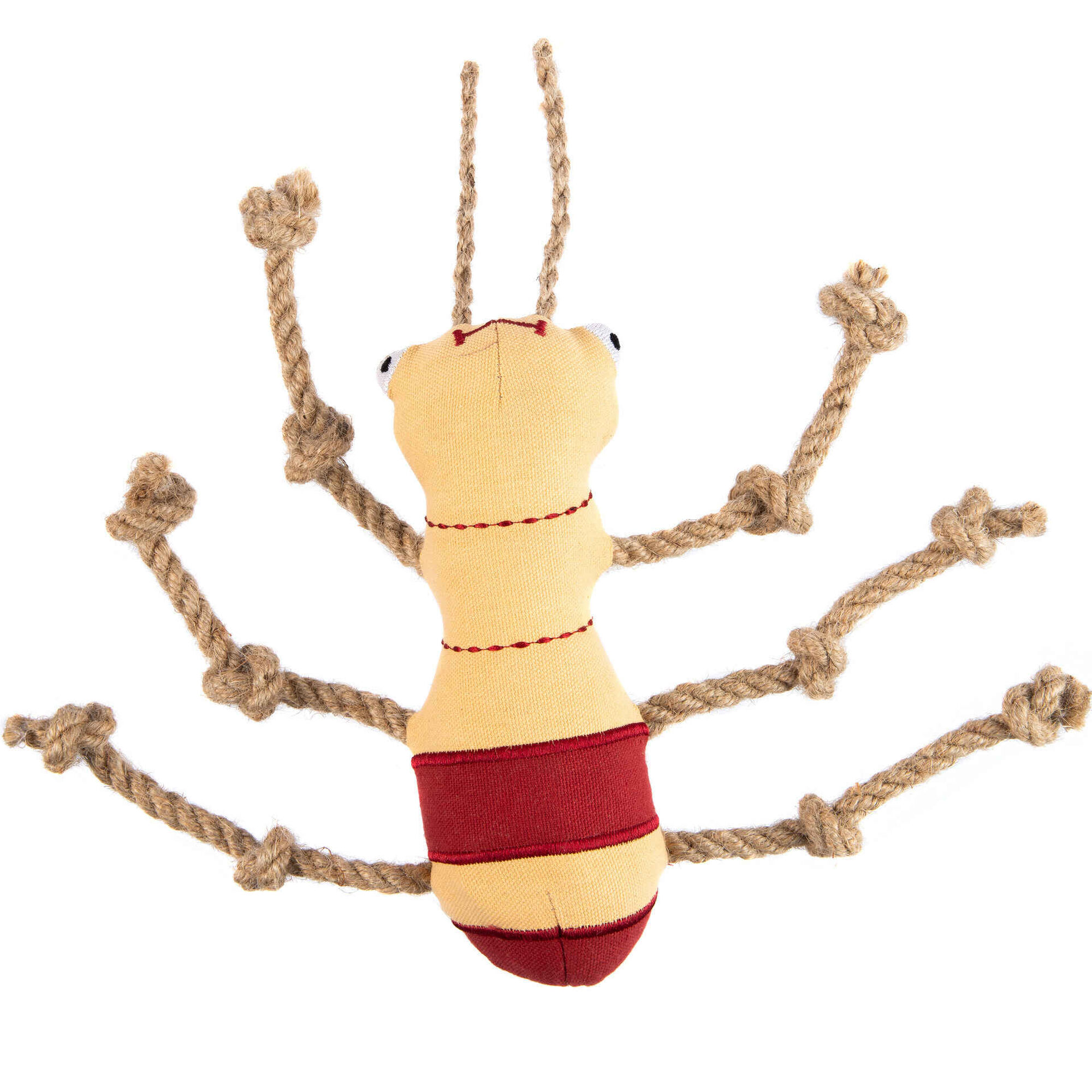 Brinquedo Natural Aranha Corda+Som 25 cm