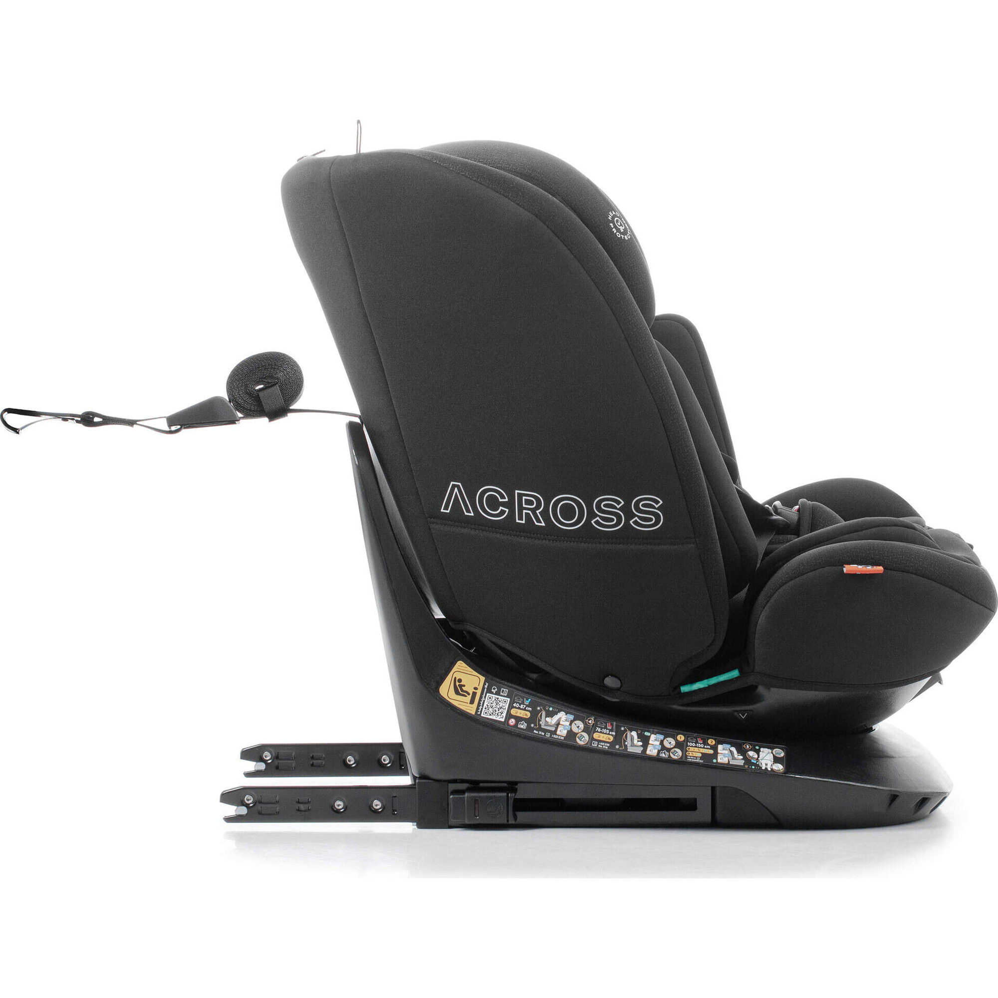 Cadeira Auto I-Size 40-150 Across Preta Babyauto