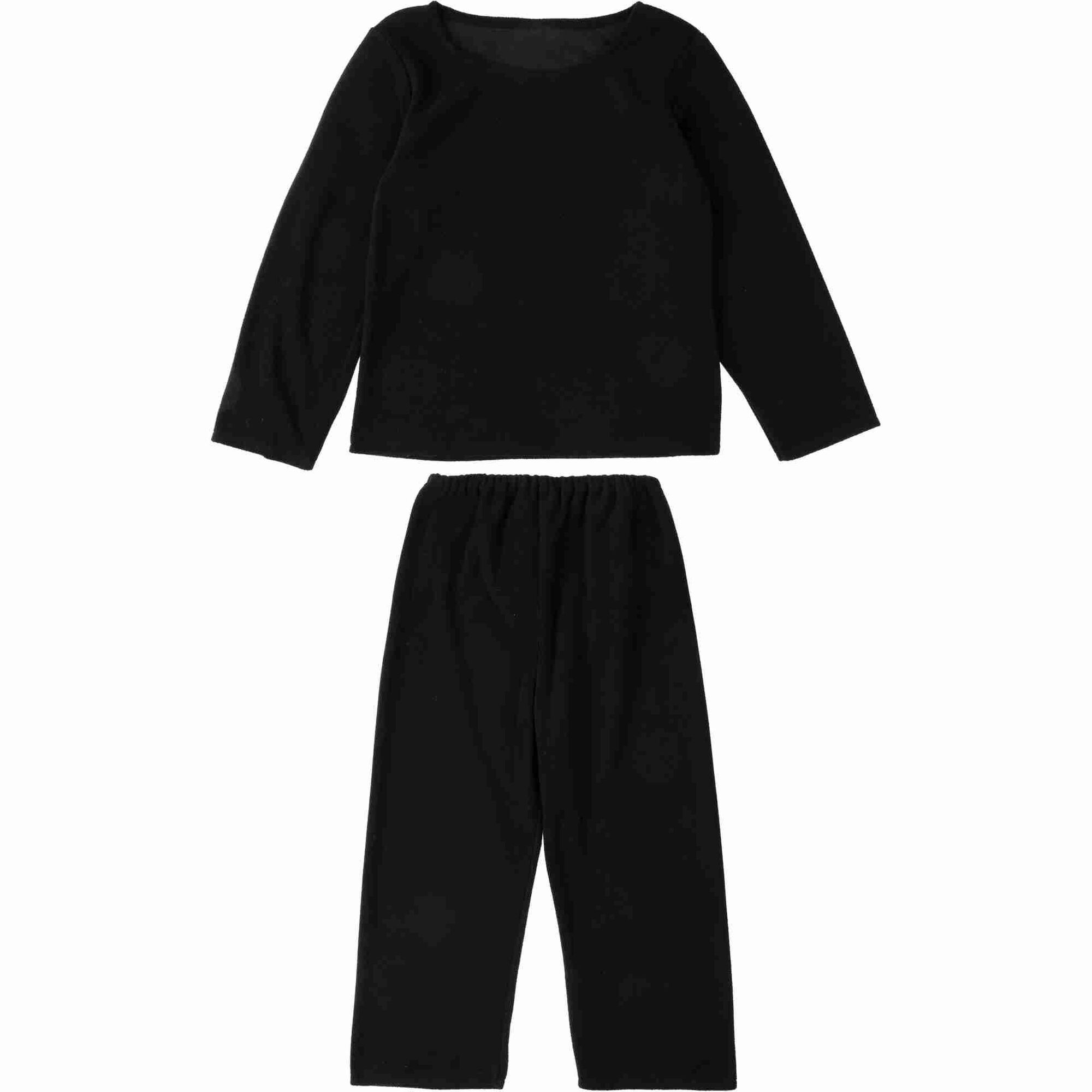 Conjunto Interior para Fantasias Preto 10-12 Anos