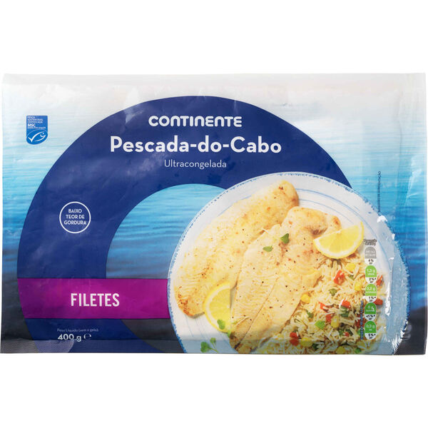 Filetes de Pescada do Cabo Ultracongelada Continente