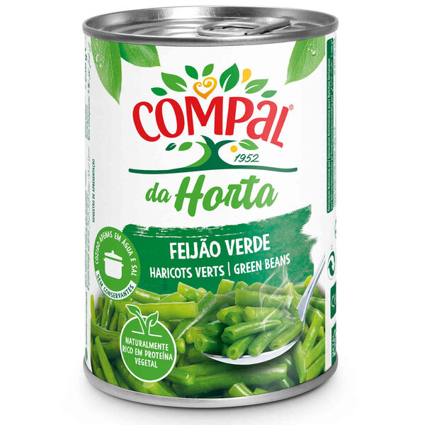 Feijão Verde Cozido Compal da Horta