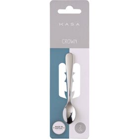 Conjunto 2 Colheres Caf&eacute; Crown Kasa