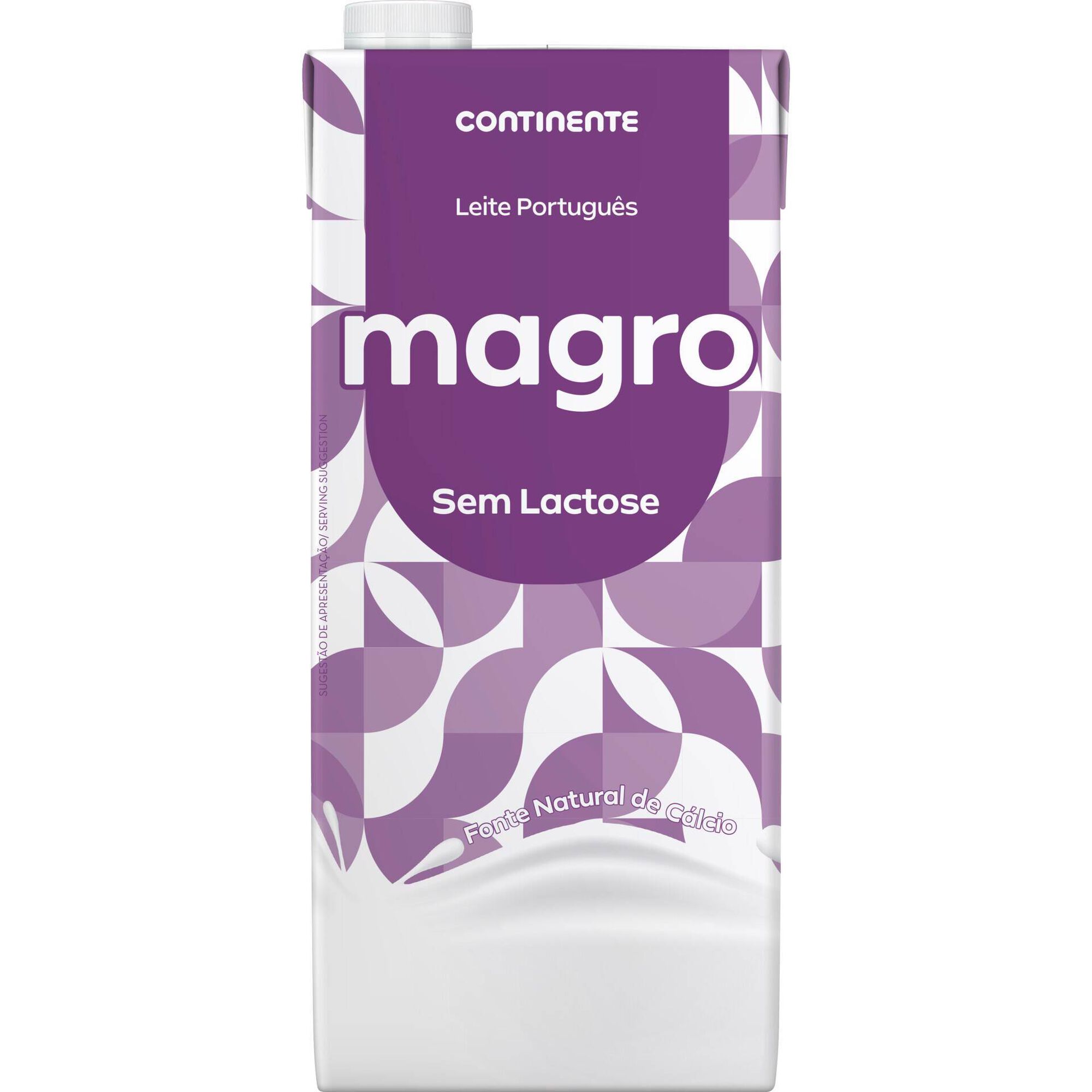 Leite UHT Magro sem Lactose Continente