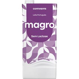 Leite UHT Magro sem Lactose Continente