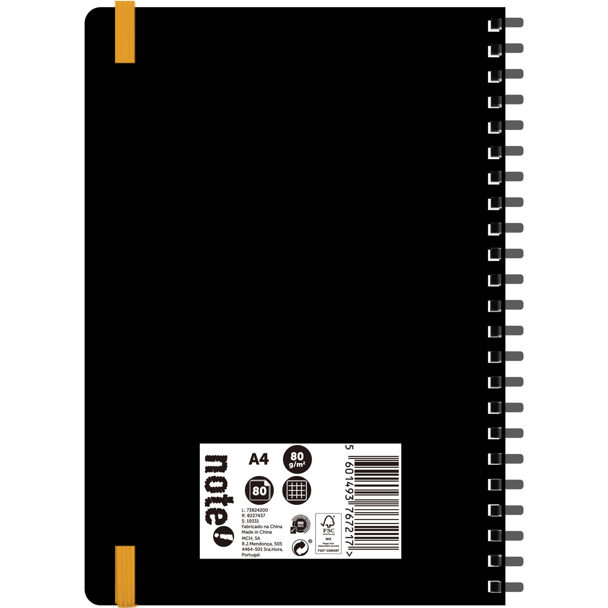 Caderno Espiral A4 Quadriculado Universitário Soft (várias cores)