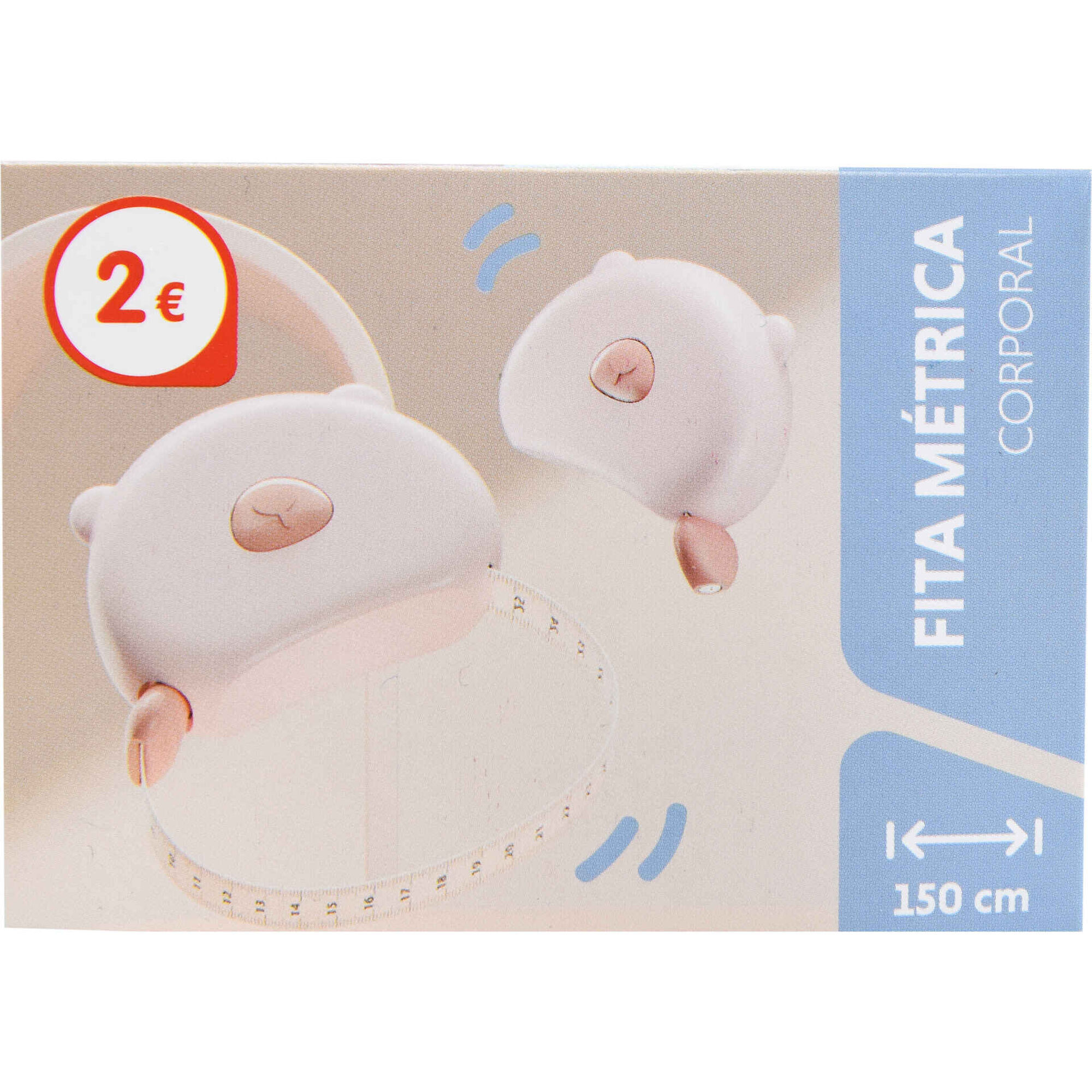 Fita M&eacute;trica Corporal Retr&aacute;til Bazar&atilde;o