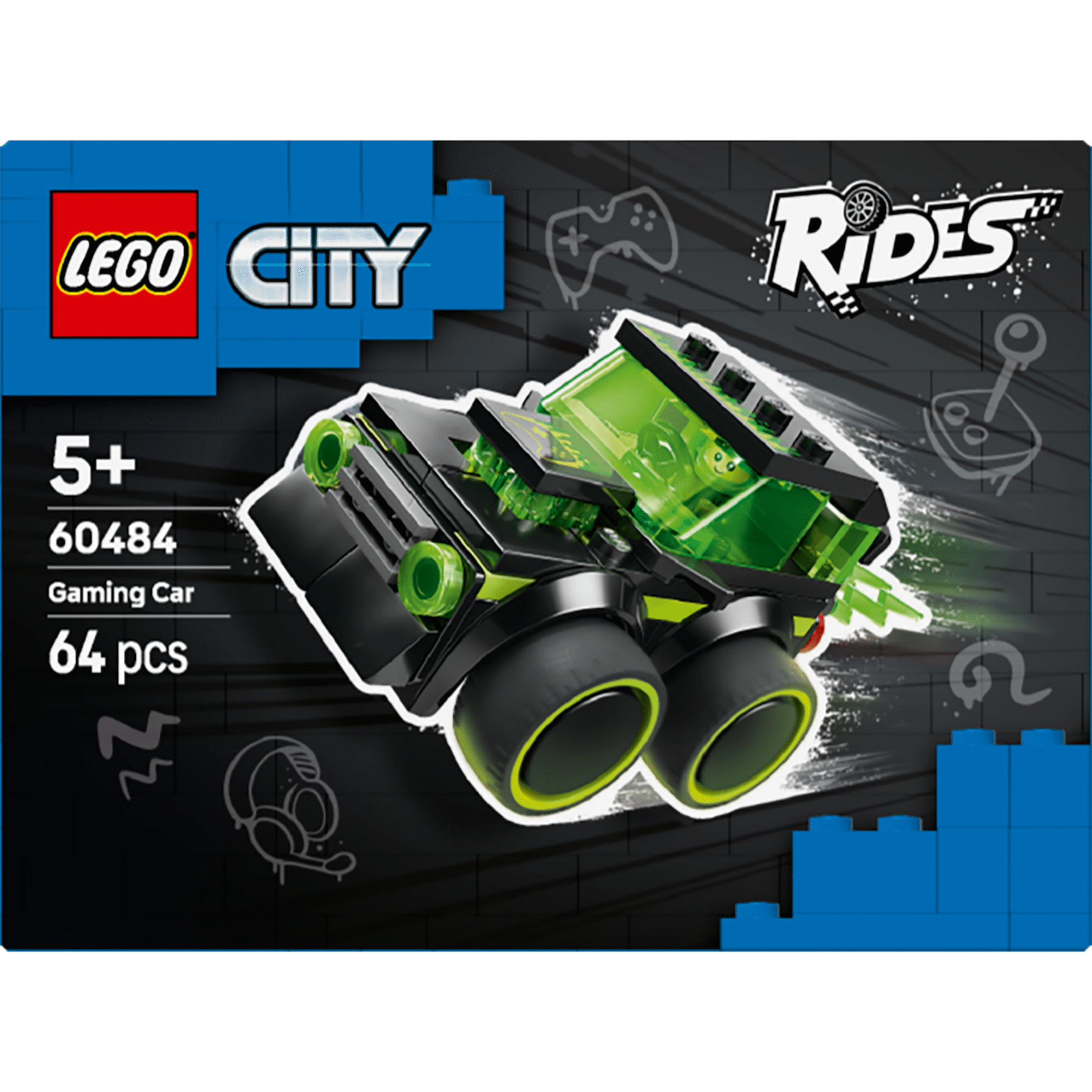 LEGO City - Ve&iacute;culos &ndash; Carro de Corrida de Gaming - 60484