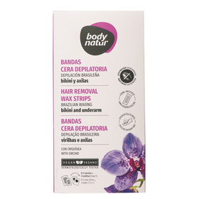 Bandas Depilat&oacute;rias Cera Fria Bikini Body Natur