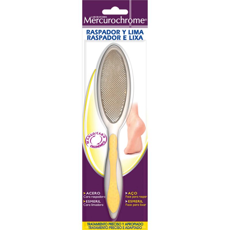 Raspador e Lima de Pés Mercurochrome