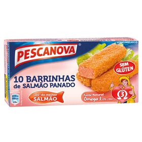 Barrinhas de Salmão sem Glúten Barrinhas de Salmão sem Glúten