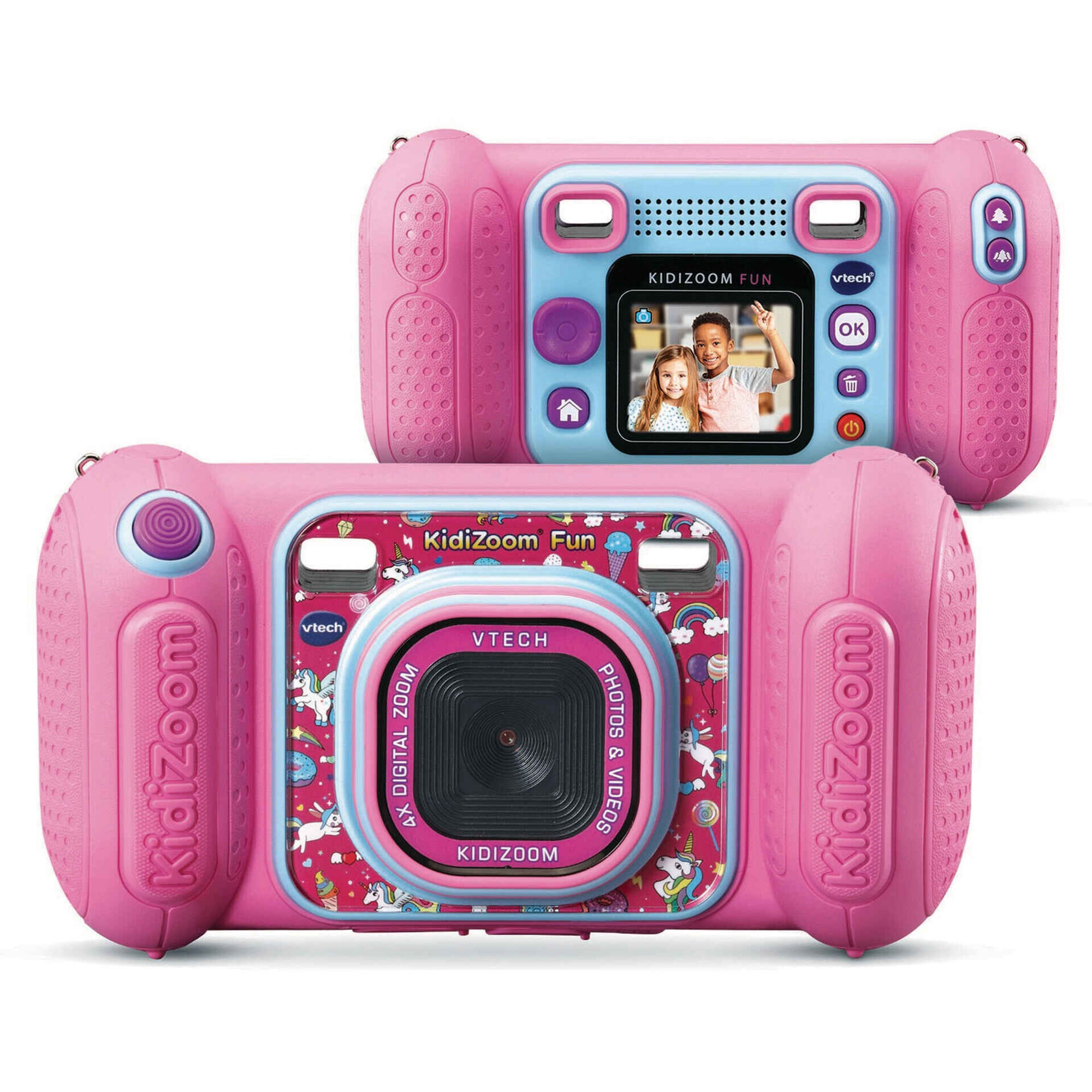 C&acirc;mera Digital Fun Rosa