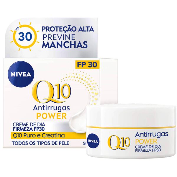 Creme de Rosto Dia Q10 Power Antirrugas FPS30 Nivea