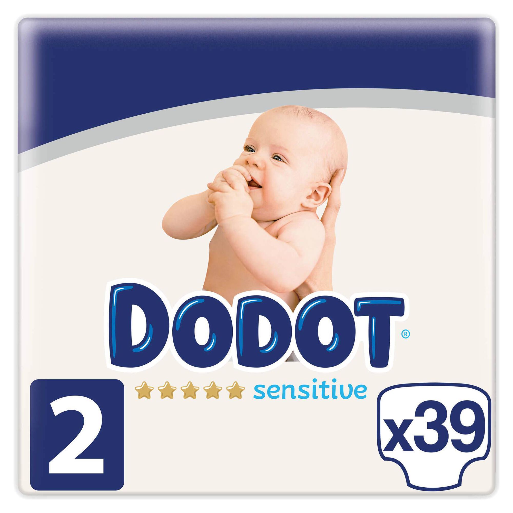 Fraldas Sensitive 4-8kg T2