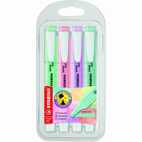 Marcadores de Tinta Fluorescente Pastel Stabilo