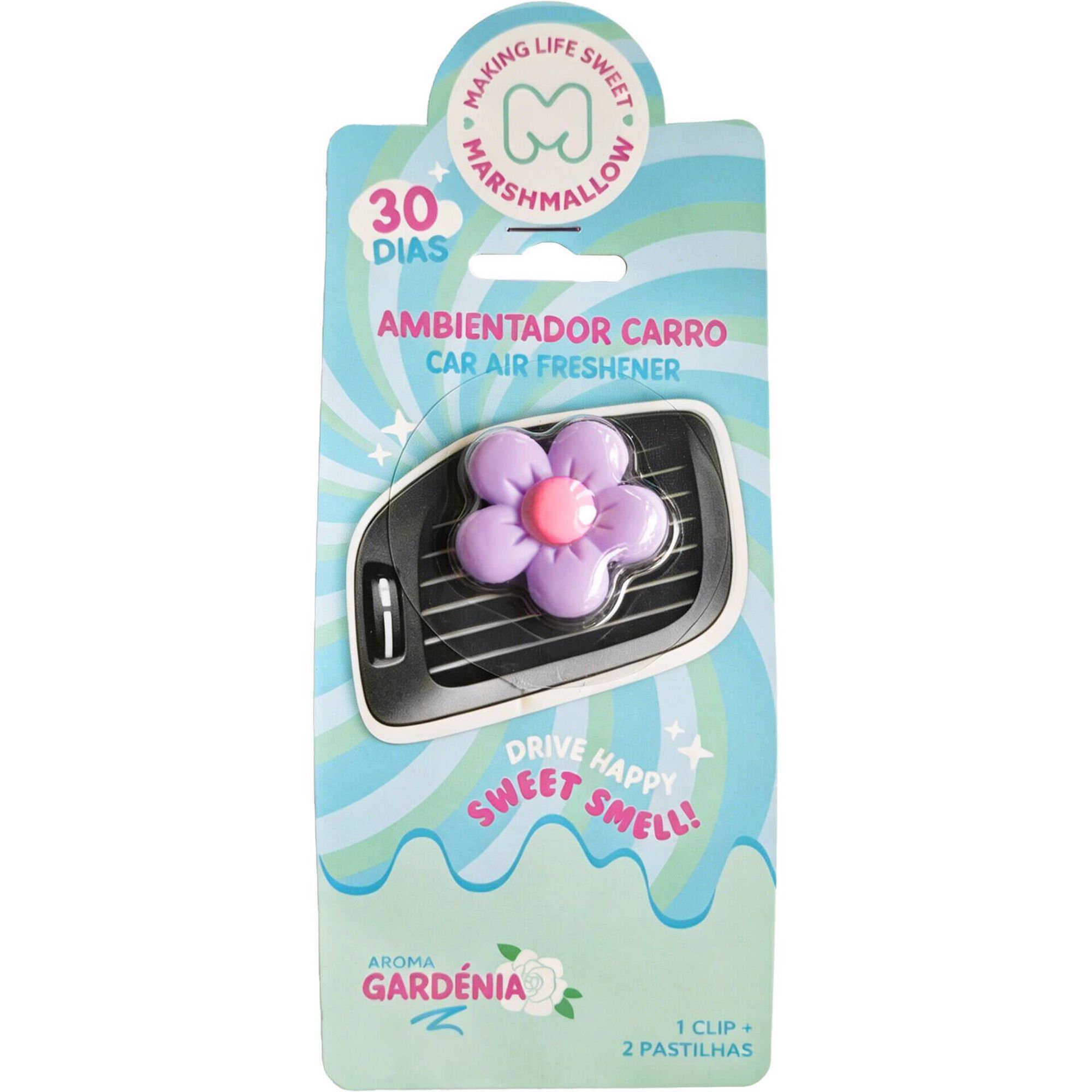 Ambientador Flor Roxa Gard&eacute;nia Marshmallow