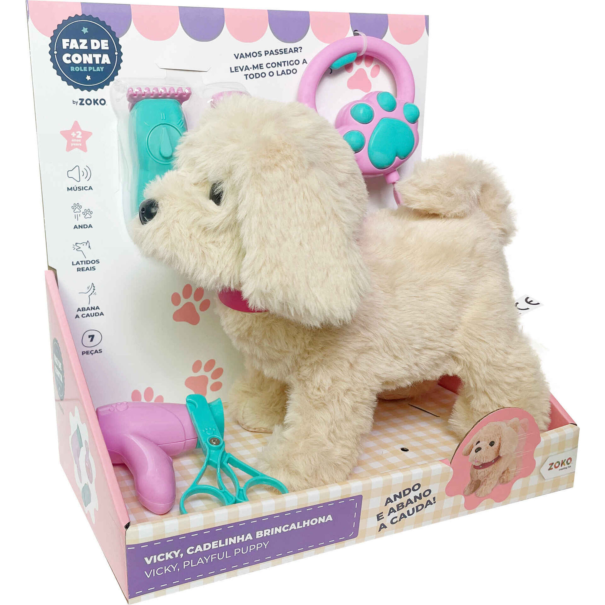 Peluche Vicky, Cadelinha Brincalhona