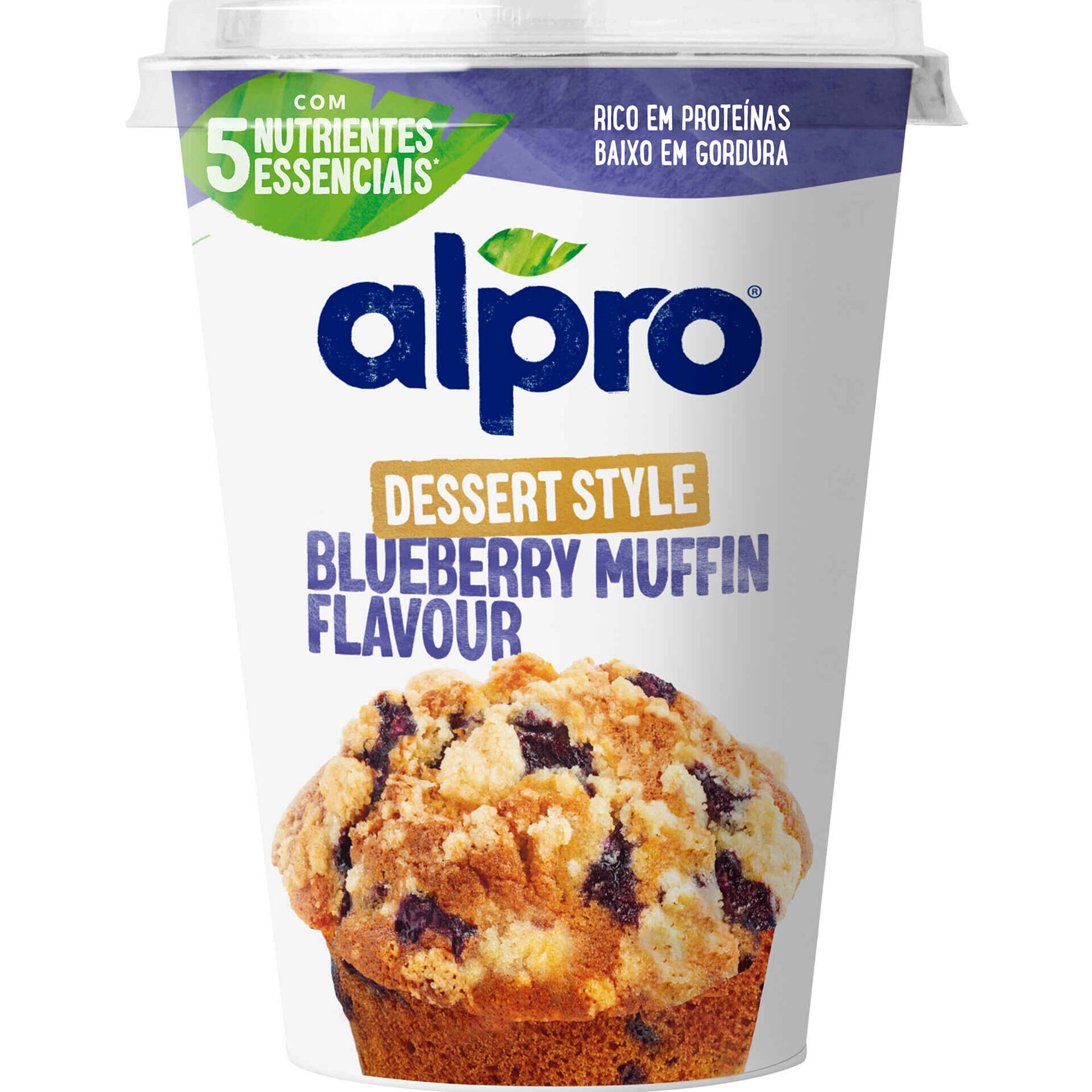 Vegegurte Base de Soja Muffin de Mirtilo Alpro