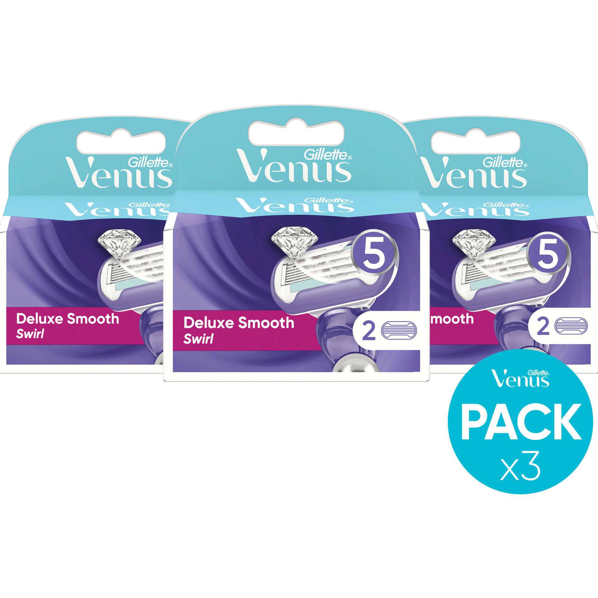 Recarga de Lâminas Venus Deluxe Smooth Swirl Recarga de Lâminas Venus Deluxe Smooth Swirl