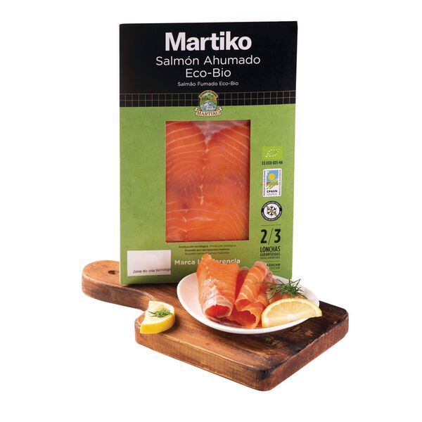 Salmão Fumado da Noruega Eco Biológico Martiko